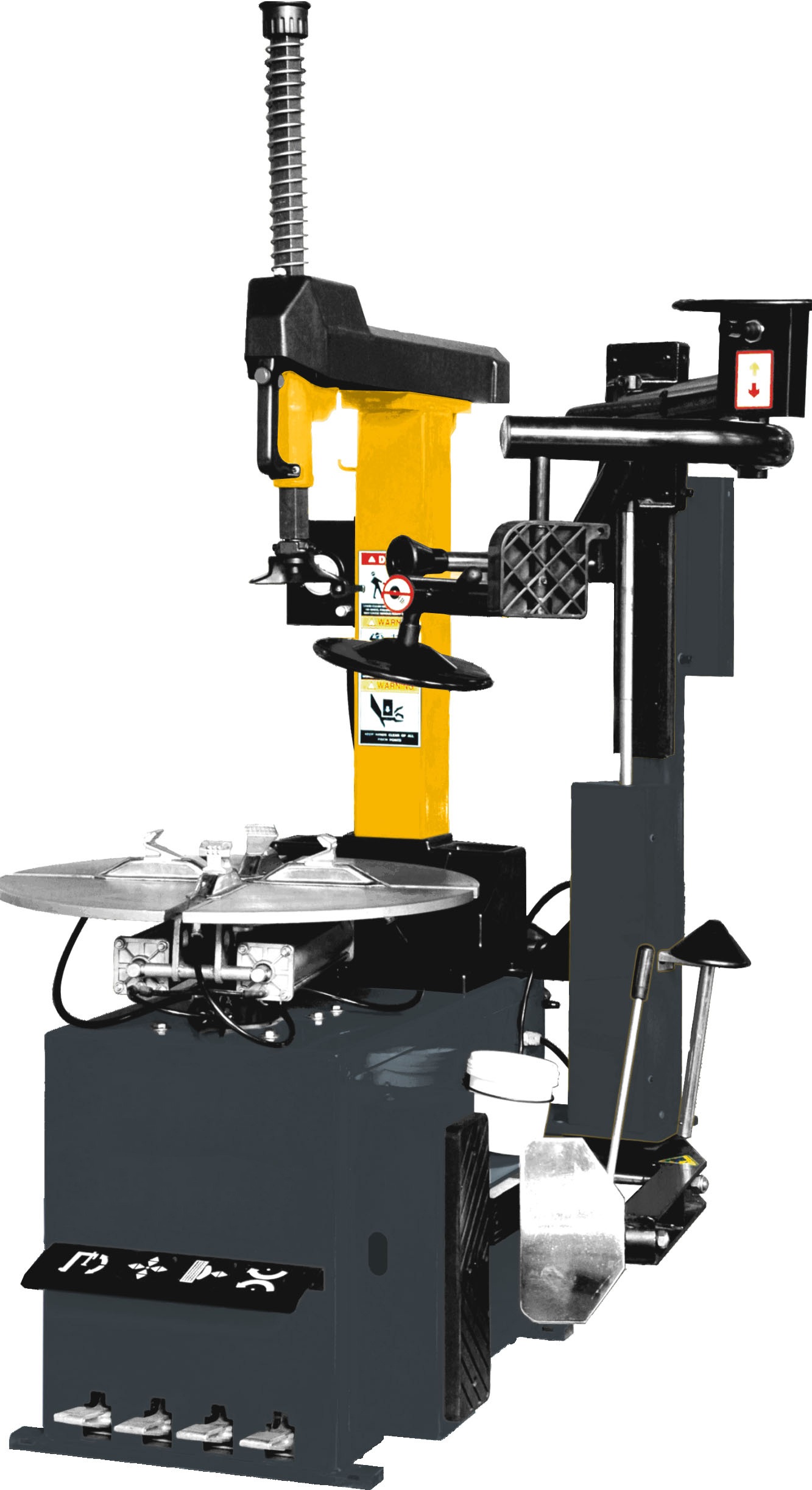 Tyre changer - automatic with assist arm