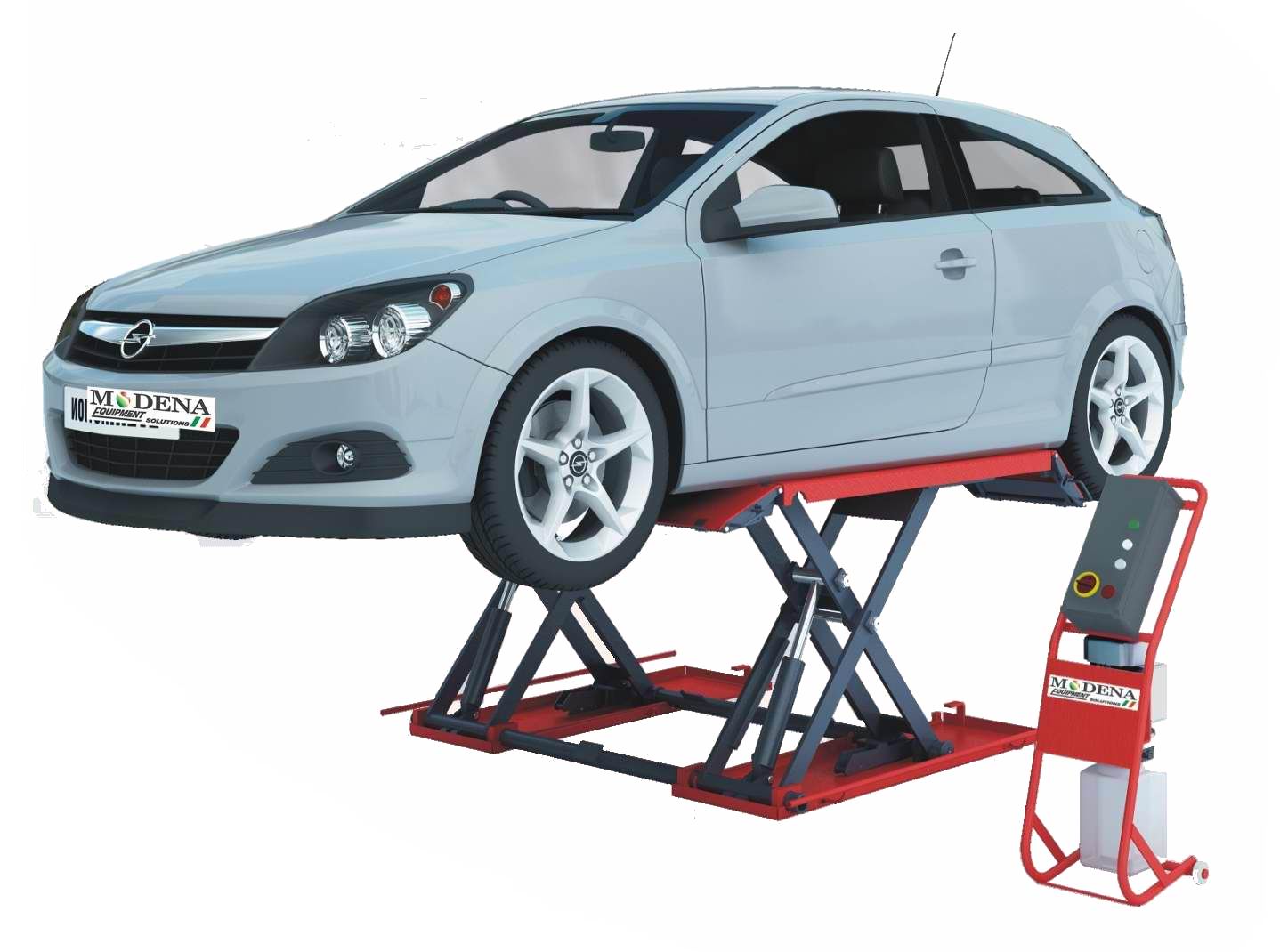 Scissor lift MO-600M with car Scissor lift MO-600M with car