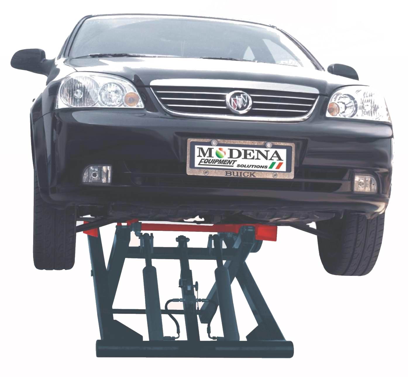 Scissor lift 2.7 tonne with car Scissor lift 2.7 tonne with car